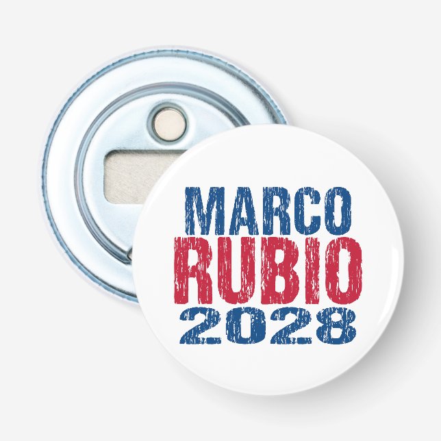 Marco Rubio 2028 (dis) Bottle Opener (Front)