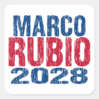 Marco Rubio 2028 (dis) Square Sticker