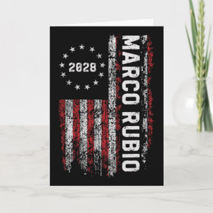 Marco Rubio 2028 President 48 Election Campaign Us Card