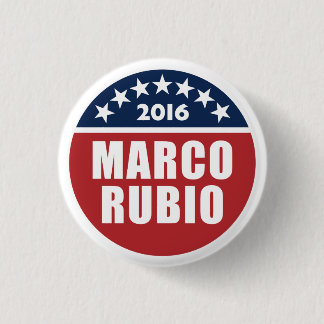 Marco Rubio for president 2016 3 Cm Round Badge