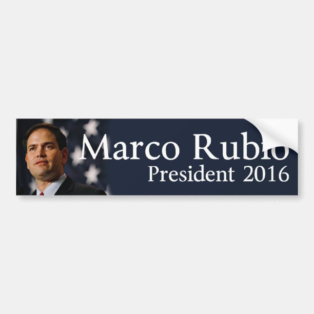 Marco Rubio  for President 2016 Bumper Sticker (Front)