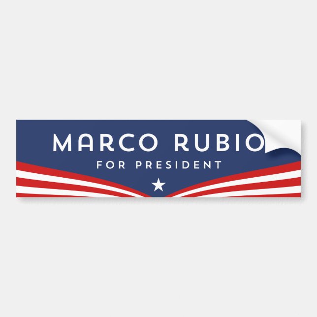Marco Rubio for President Bumper Sticker (Front)