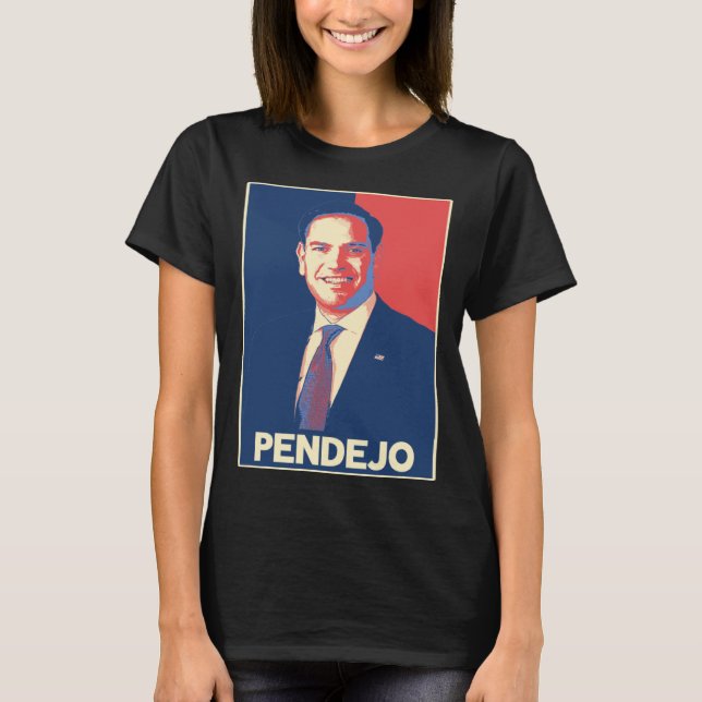 Marco Rubio Pendejo Absentee Does Not Work T-Shirt (Front)