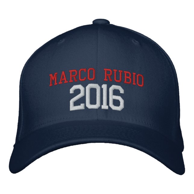 Marco Rubio President 2016 Embroidered Hat (Front)