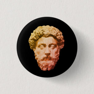 Marcus Aurelius 3 Cm Round Badge
