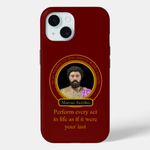 Marcus Aurelius' Acting iPhone 15 Case