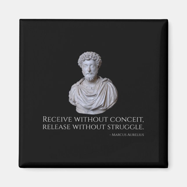 Marcus Aurelius - Ancient Rome Stoic Philosophy Qu Magnet (Front)