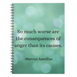 Marcus Aurelius: Conquer Anger, Find Inner Peace Notebook
