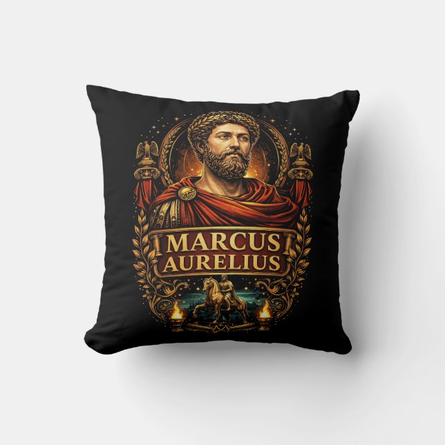 Marcus Aurelius Cushion (Front)