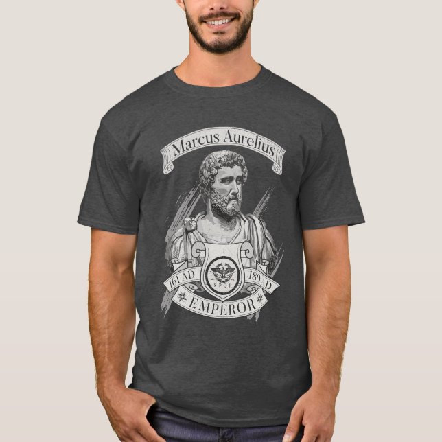 Marcus Aurelius Roman Emperor t-shirt (Front)