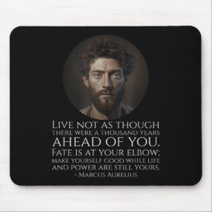 Marcus Aurelius Stoicism - Roman Stoic Philosophy Mouse Pad
