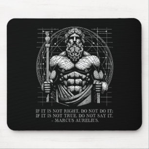 Marcus Aurelius Stoicism Wisdom Quote. Be Kind, Mi Mouse Pad