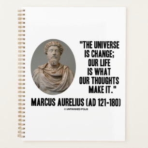 Marcus Aurelius Universe Change Life Thoughts Qte Planner