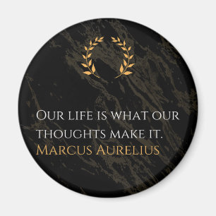 Marcus Aurelius's Truth: Shaping Life Magnet