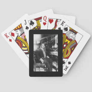 Marcus Garvey, Seated Playing Cards