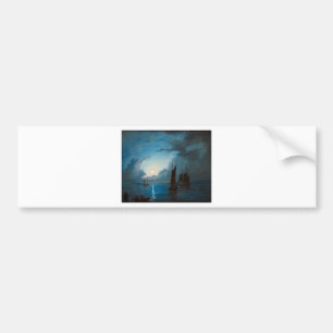 Marcus Larson hav-i-mansken-1848.water boat nature Bumper Sticker