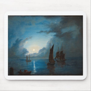 Marcus Larson hav-i-mansken-1848.water boat nature Mouse Pad