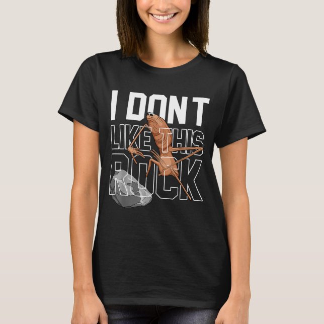 Marcus The Worm I Don't Like This Rock Funny Meme  T-Shirt (Front)