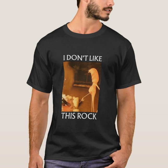 Marcus The Worm I Don't Like This Rock Funny Trend T-Shirt (Front)