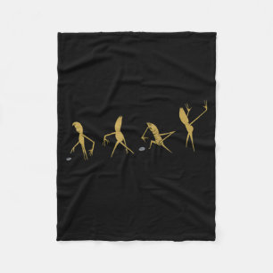 Marcus The Worm I Don't Like This Rock It's Ing Me Fleece Blanket