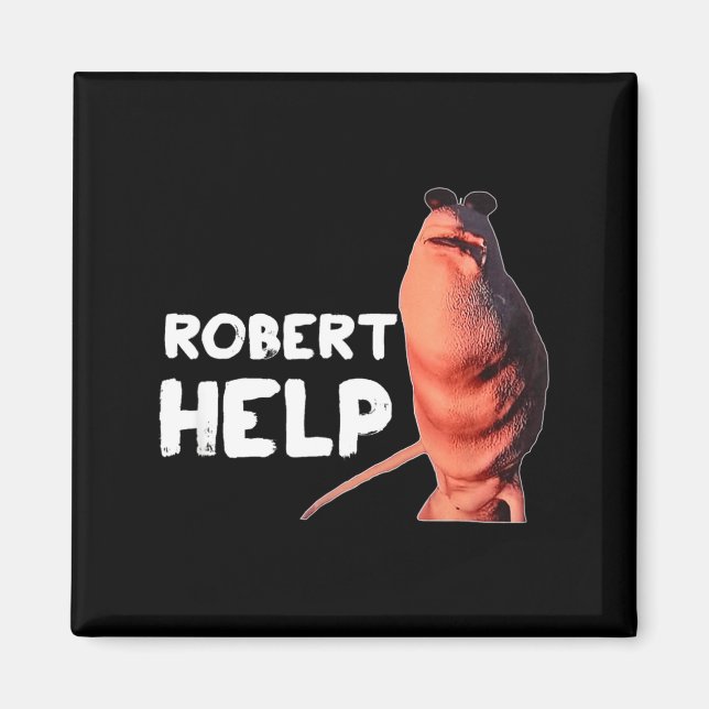 Marcus The Worm Meme Funny Graphics Vrchat Robert  Magnet (Front)