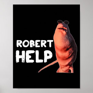 Marcus The Worm Meme Funny Graphics Vrchat Robert  Poster