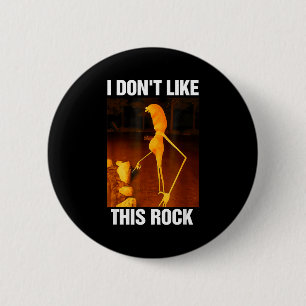 Marcus The Worm Meme Robert I Don't Like This Rock 6 Cm Round Badge