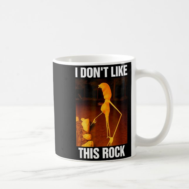 Marcus The Worm Meme Robert I Don't Like This Rock Coffee Mug (Right)