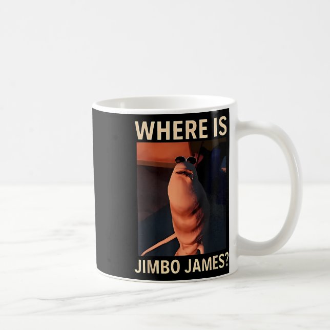 Marcus The Worm Where Is Jimbo James Funny Meme  Coffee Mug (Right)