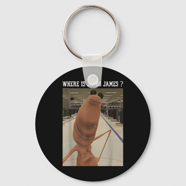 Marcus The Worm Where Is Jimbo James Meme  Key Ring (Front)