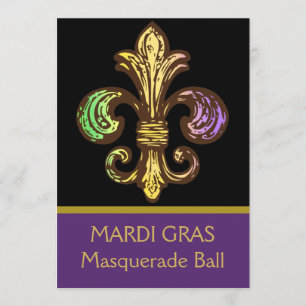 Mardi Fleur de Gras Invitation