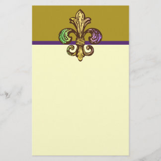 Mardi Fleur de Gras Stationery