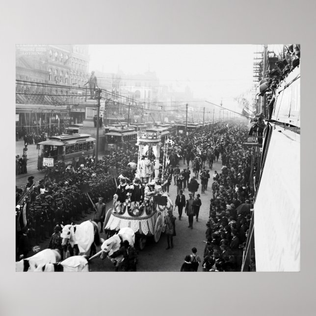 Mardi Gras, 1900 Poster (Front)
