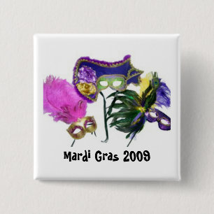 Mardi Gras 2009 Button