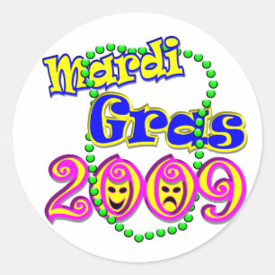 Mardi Gras 2009 Sticker