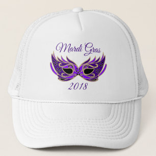Mardi Gras 2018 Mask Trucker Hat