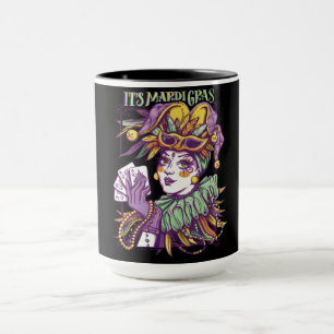 Mardi Gras 2022 Girl Costume Mug