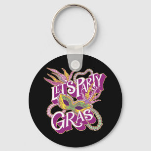 Mardi Gras 2022 Mask Key Ring