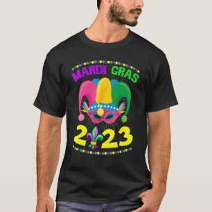Mardi Gras 2023 Jester Outfit New Orleans Carnaval T-Shirt