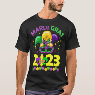 Mardi Gras 2023 Jester Outfit New Orleans Carnaval T-Shirt