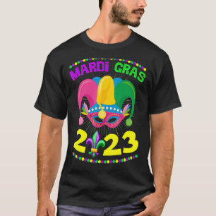 Mardi Gras 2023 Jester Outfit New Orleans Carnaval T-Shirt