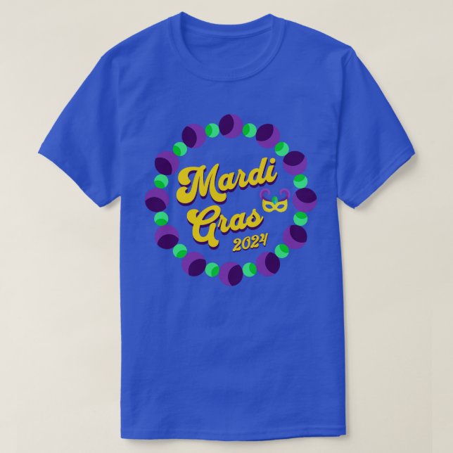 Mardi Gras 2024 TShirt - 1 (Design Front)