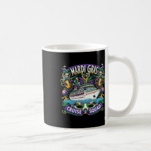 Mardi Gras 2025 Cruise Squad Family Matching Group Coffee Mug