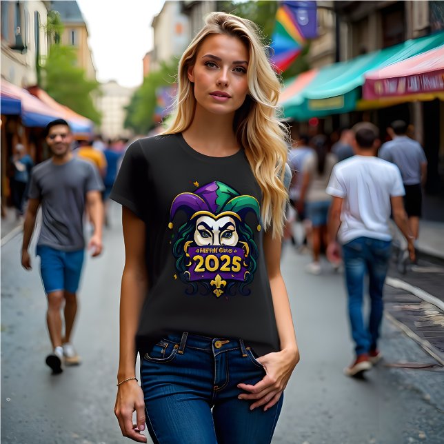 Mardi Gras 2025: Feathers, Floats & Fun! T-Shirt (Mardi Gras 2025 Women's T-Shirt )