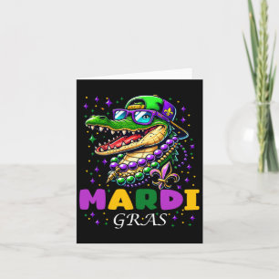 Mardi Gras 2025 For Men Woman Kids Card