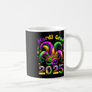Mardi Gras 2025 Jester Outfit Kids Girls Boys Men  Coffee Mug