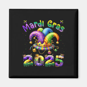 Mardi Gras 2025 Jester Outfit Kids Girls Boys Men Magnet