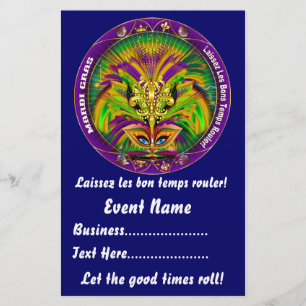 Mardi Gras 5.5" x 8.5" Please View Notes Flyer