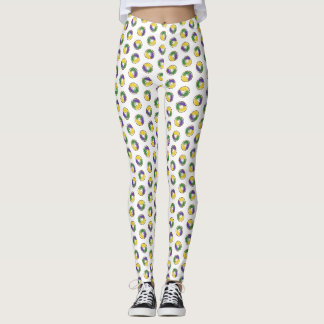 Mardi Gras- All of the King Cakes Leggings