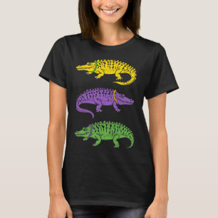 Mardi Gras Alligator Funny Men Mardi Gras Kids T-Shirt